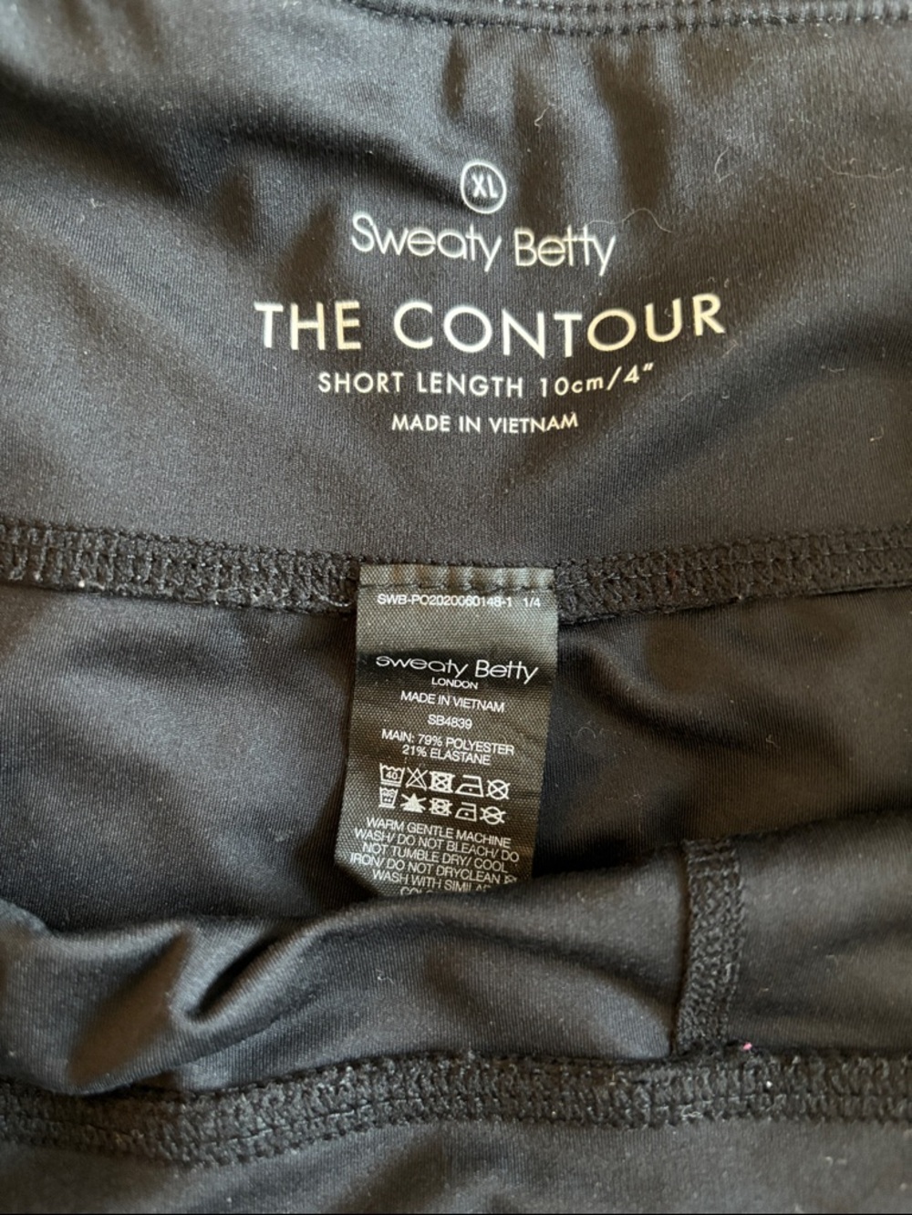 Sweaty Betty Black High-Rise Bike Shorts - Picture 3 of 7